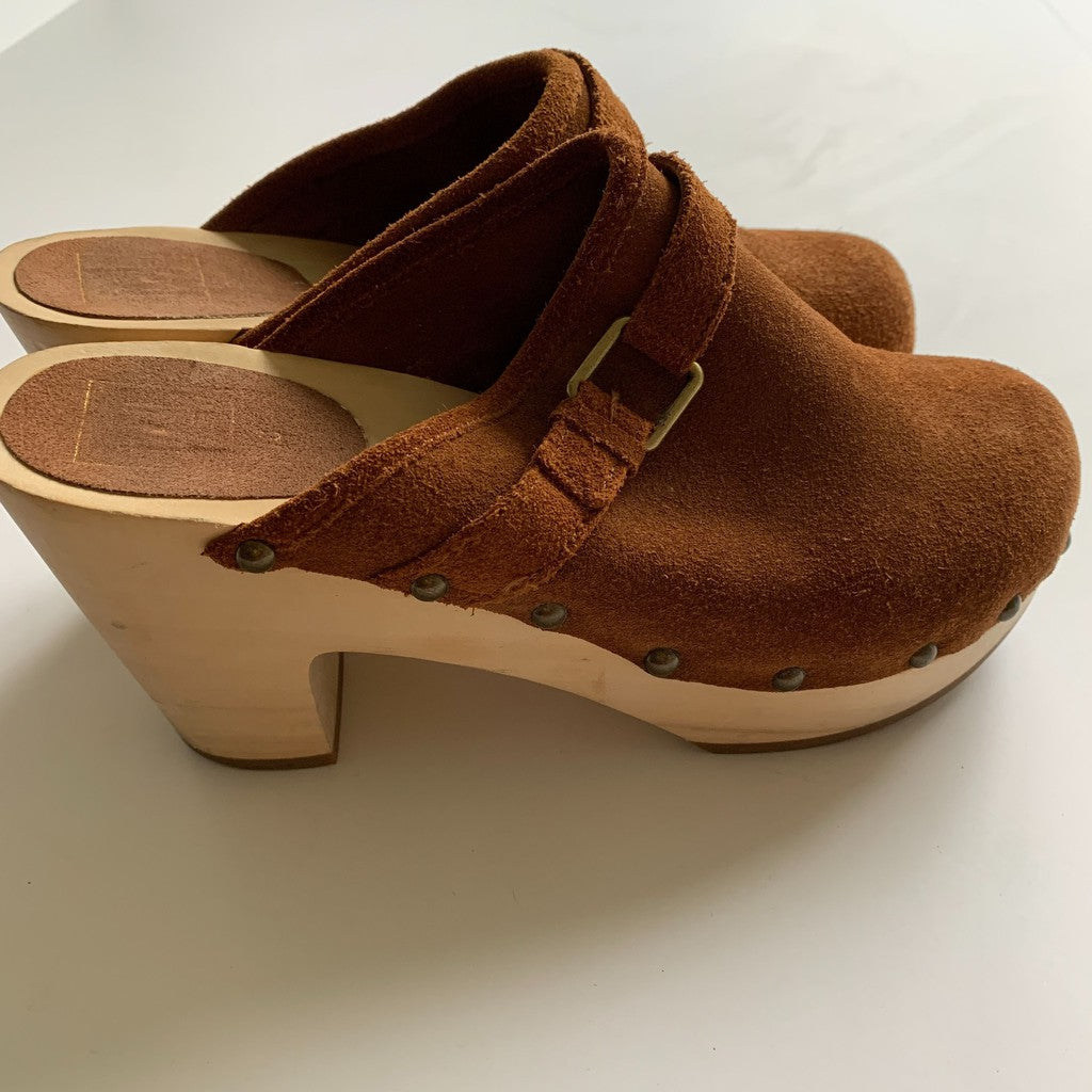 Gap Brown Suede Slip On Clog 6