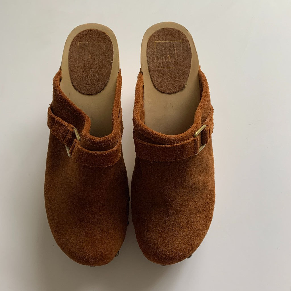 Gap Brown Suede Slip On Clog 6