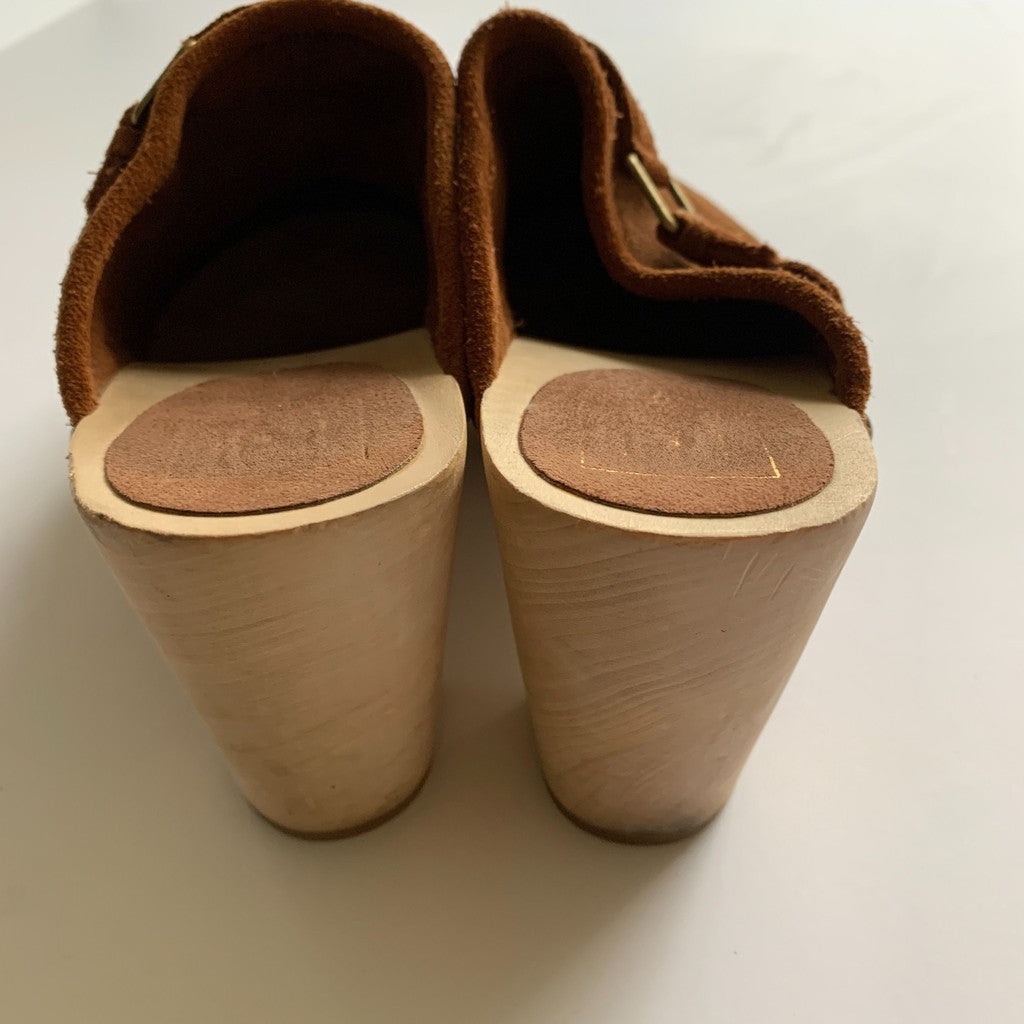 Gap Brown Suede Slip On Clog 6