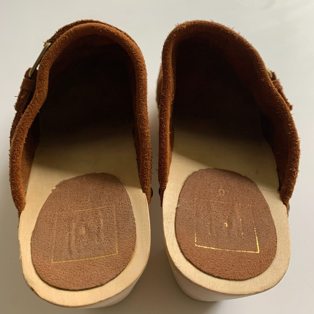 Gap Brown Suede Slip On Clog 6