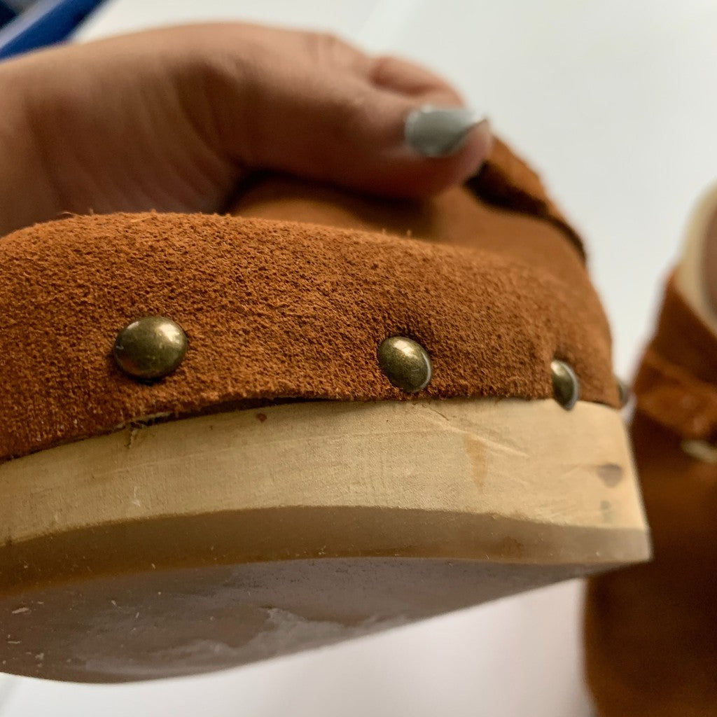 Gap Brown Suede Slip On Clog 6