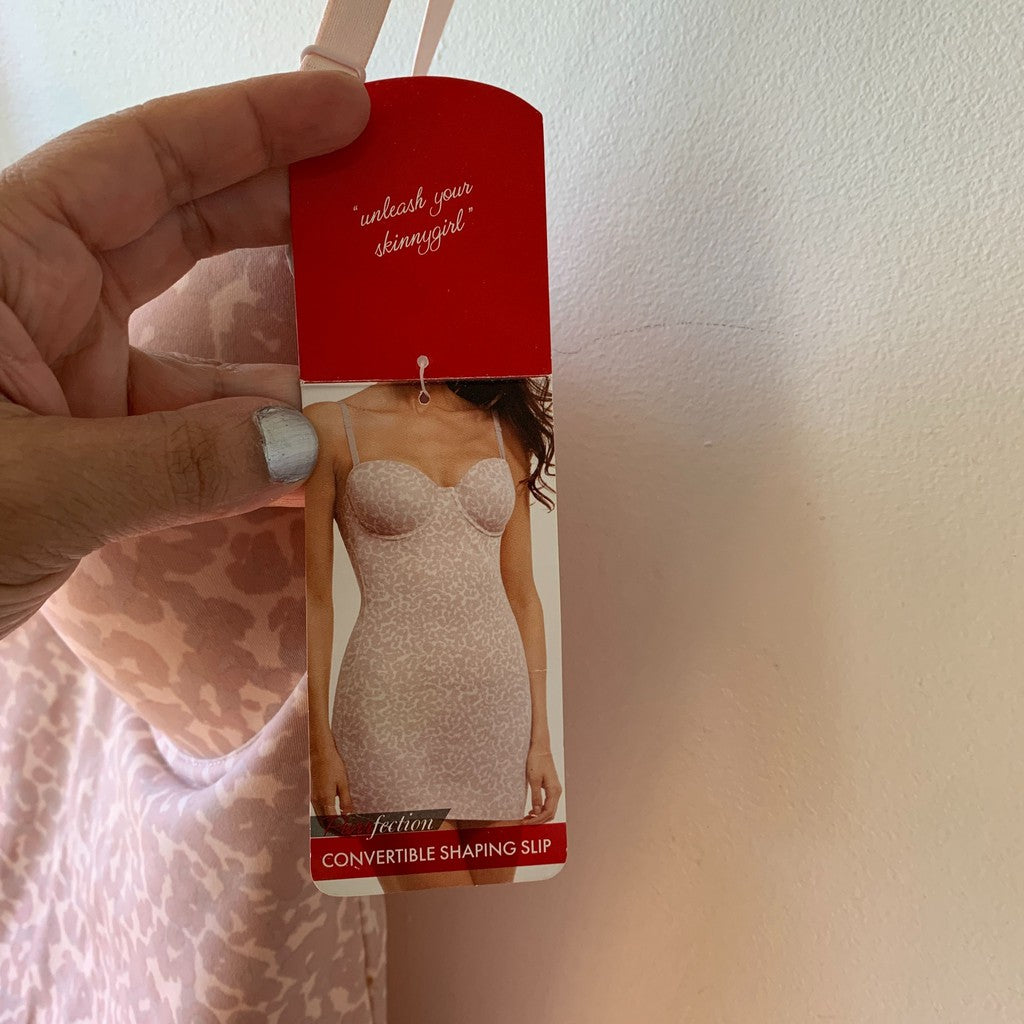 Skinnygirl Convertible Beige Shaping Slip Shapewear XL NWT