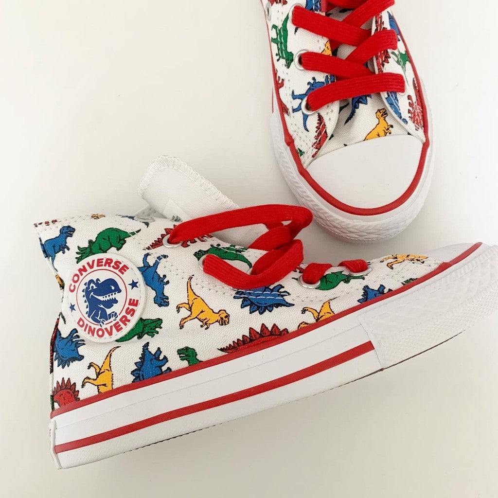 Converse Unisex-Child Kids' Chuck Taylor All Star Dinoverse High Top Sneaker