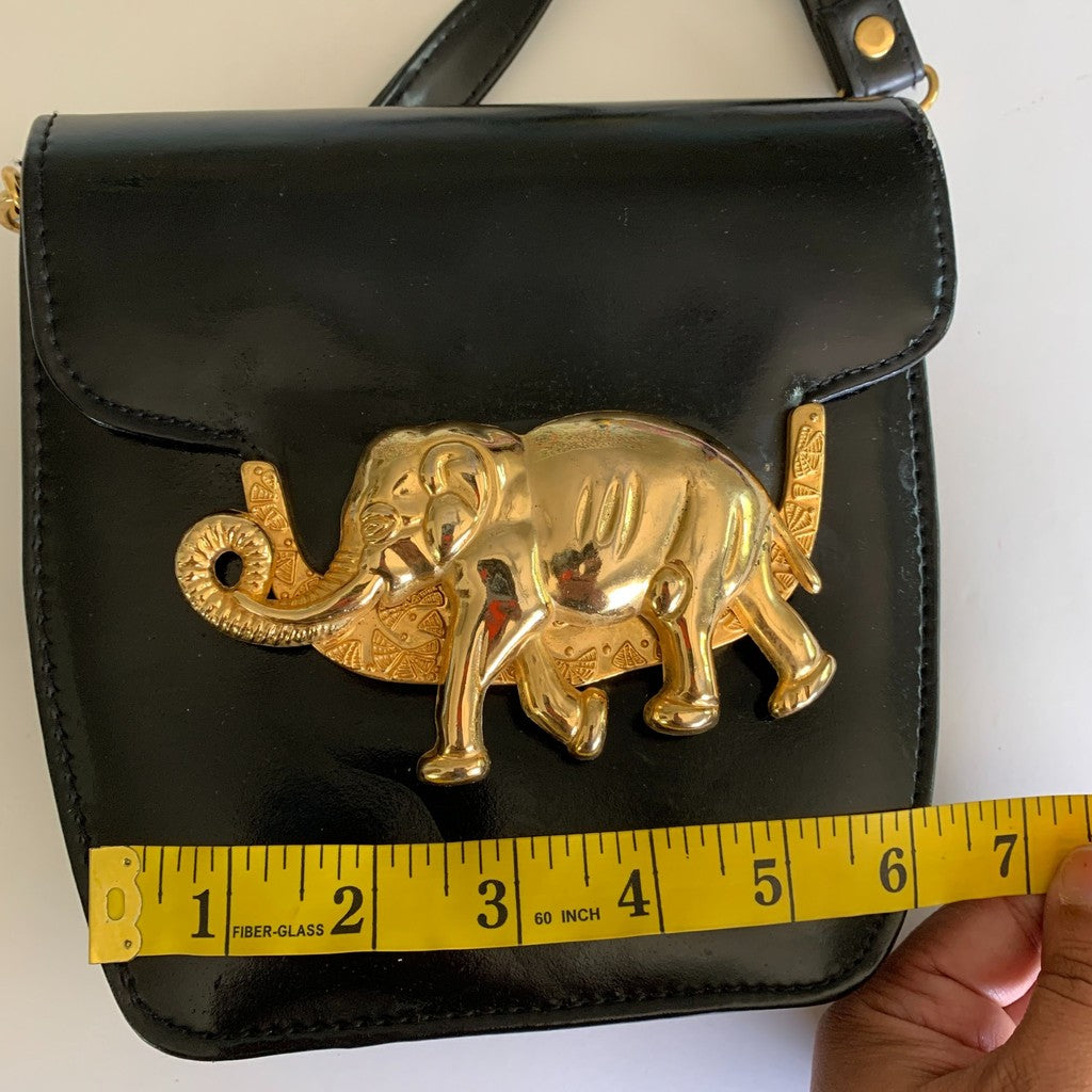 Vintage Sasha Brass Elephant Shoulder Bag