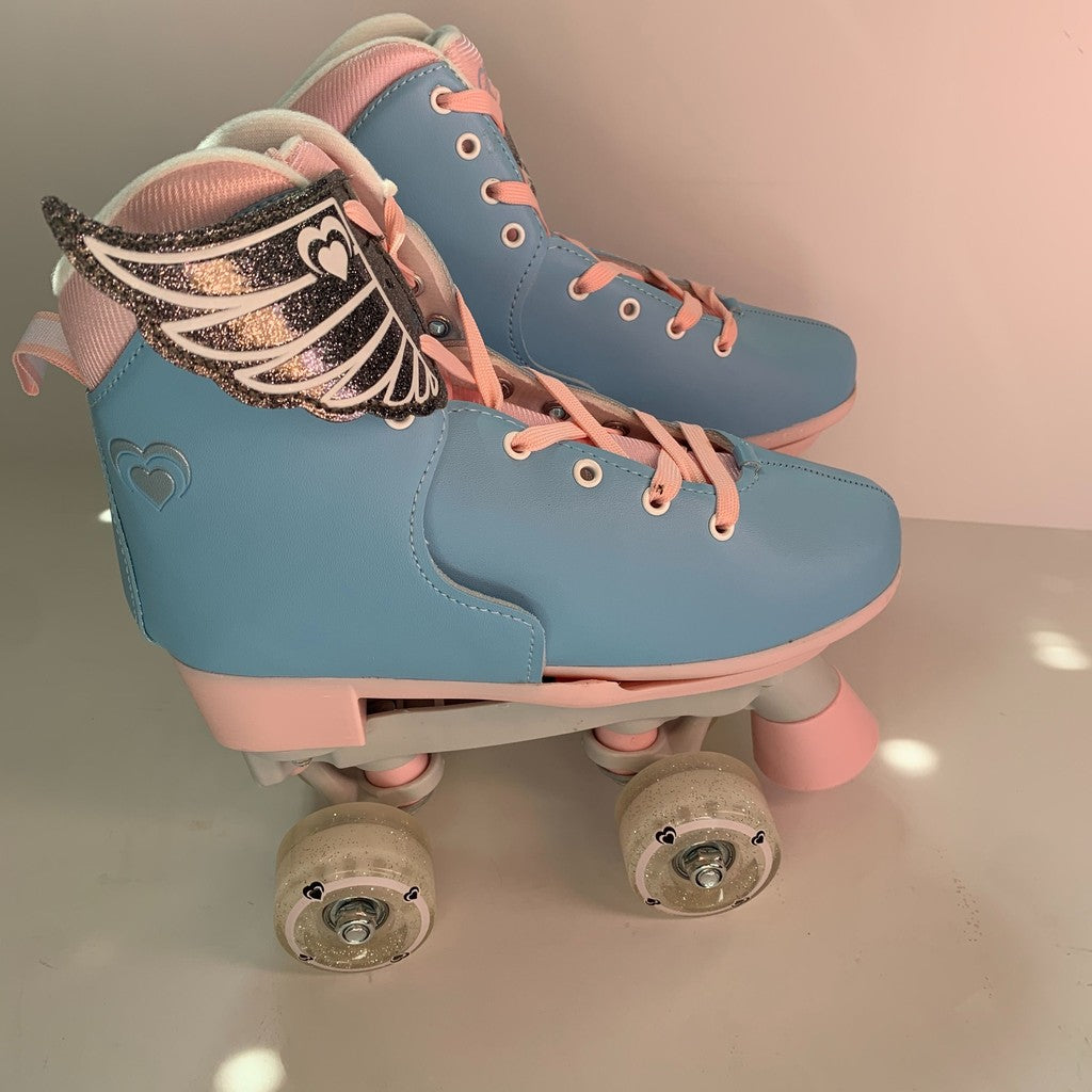 Circle Society Classic Adjustable Children's Roller Skates, 3-7 US Girls, Classic Cotton Candy