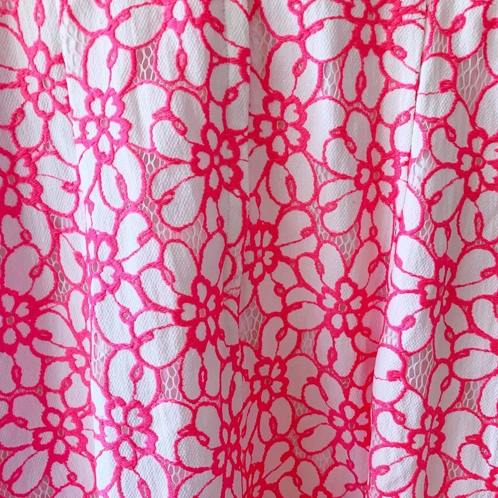Lilly Pulitzer Women's Daena Floral Lace Dress 12