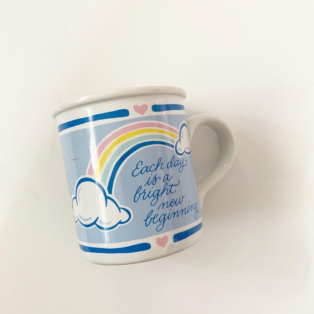 American Greetings Rainbow Clouds Each Day is A Bright Beginning Mug