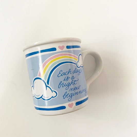 American Greetings Rainbow Clouds Each Day is A Bright Beginning Mug