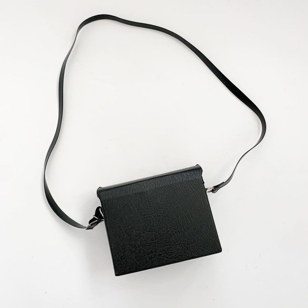 Upcycled Kodak Camera Bag Fur Lined Purse