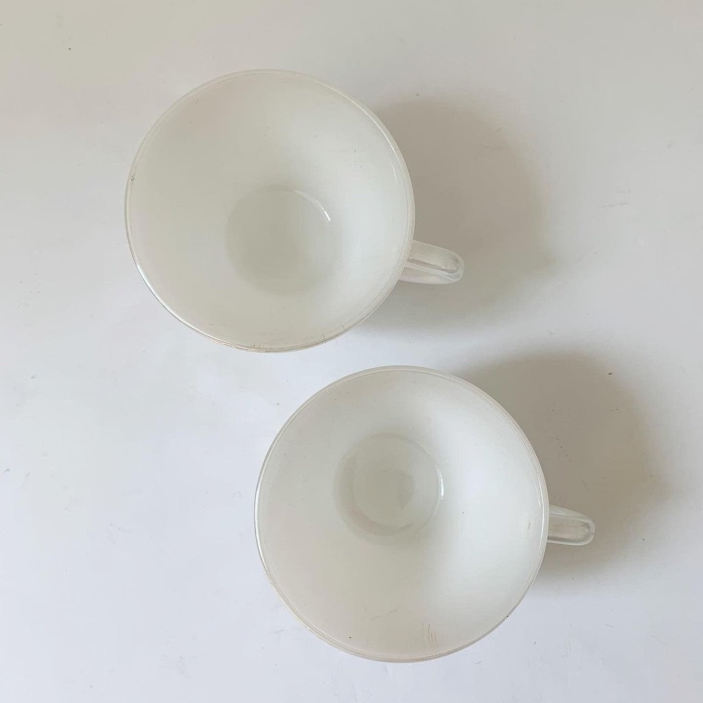 Vintage Mid-Century Modern Federal Glass Moonglow Iridescent Tea Cup