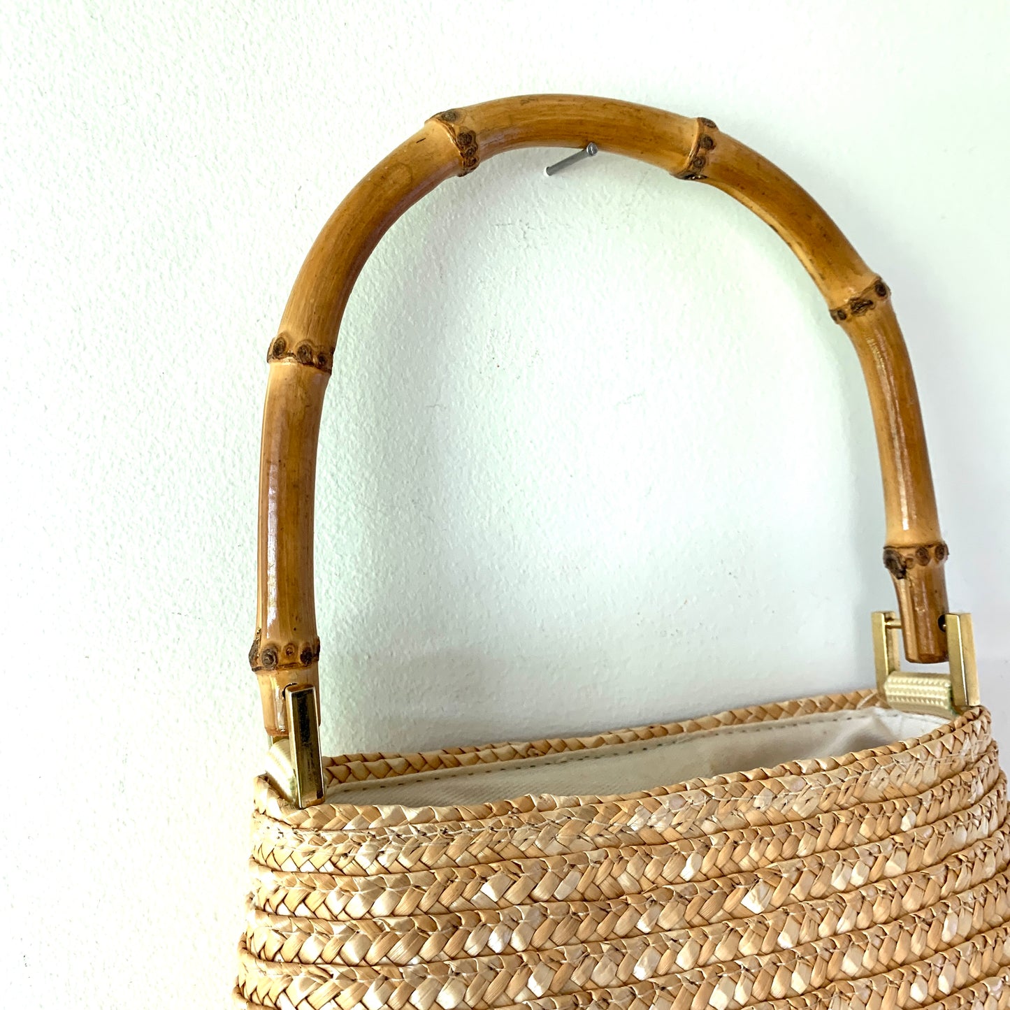 Charter Club Mini Wicker Shoulder Purse