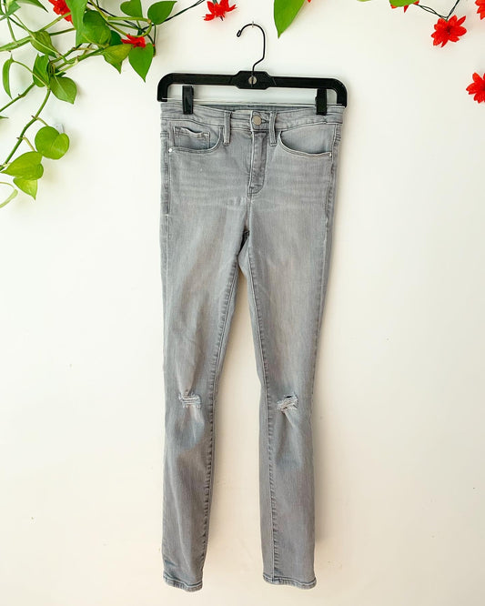 Athleta Scuptec Jeans, Gray, Size 6 Women's