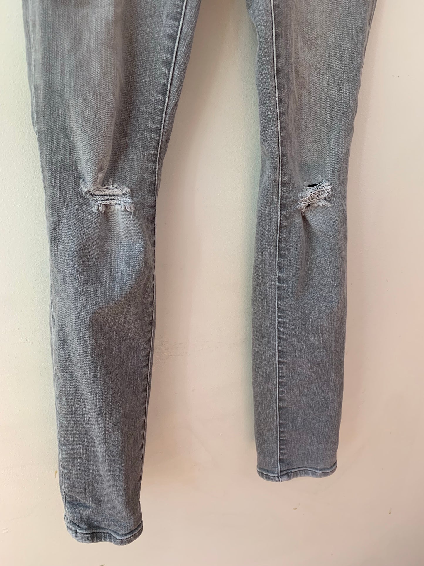 Athleta Scuptec Jeans, Gray, Size 6 Women's