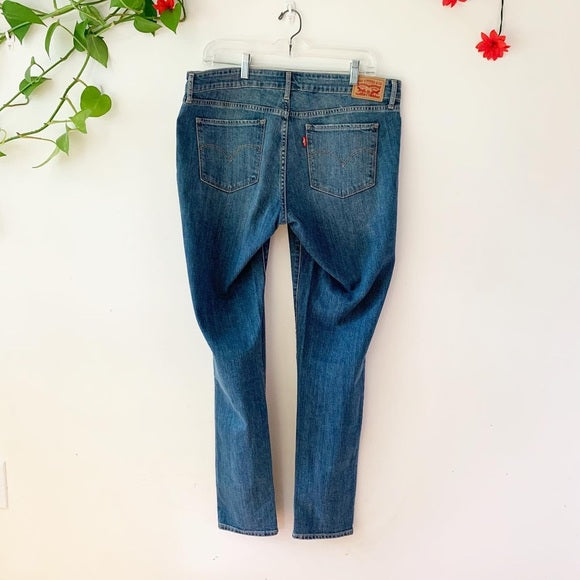 Levi's 711 Skinny Jeans, Size 32 (12) Women's, Blue