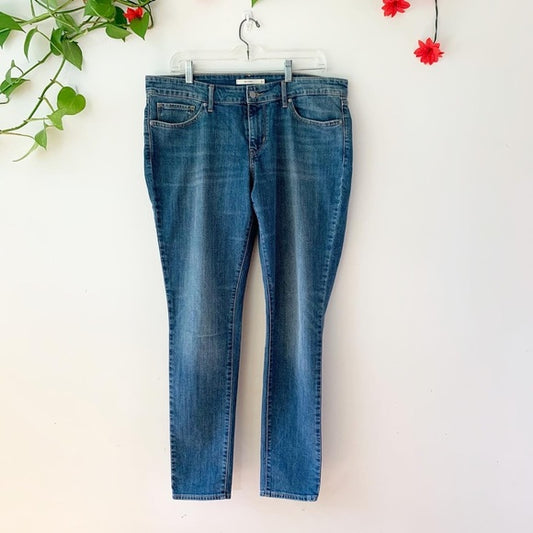 Levi's 711 Skinny Jeans, Size 32 (12) Women's, Blue