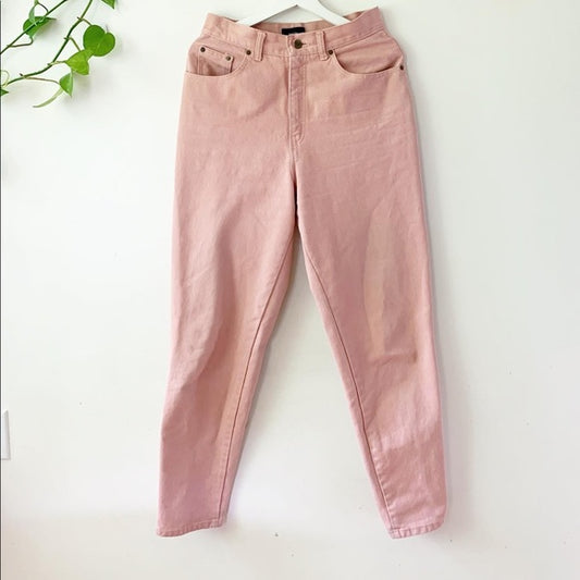 Vintage 1990s Pasta Pink Jeans, Size 10
