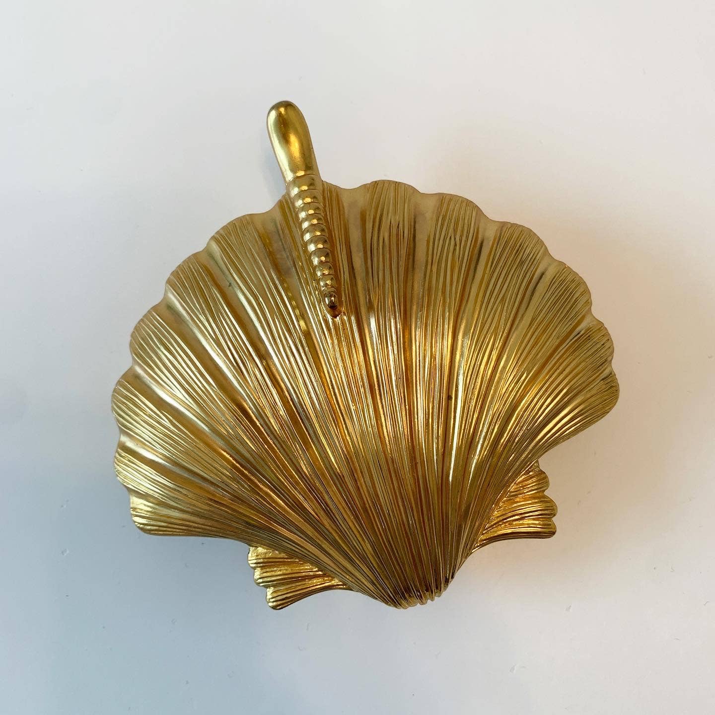 Sea Shell Mini Frame Bombay Gold Brass Sea Shell Mini Frame with Closure – Thanks, It's ...