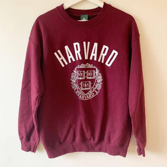 Ivysport Harvard University Crew Neck Maroon Sweatshirt