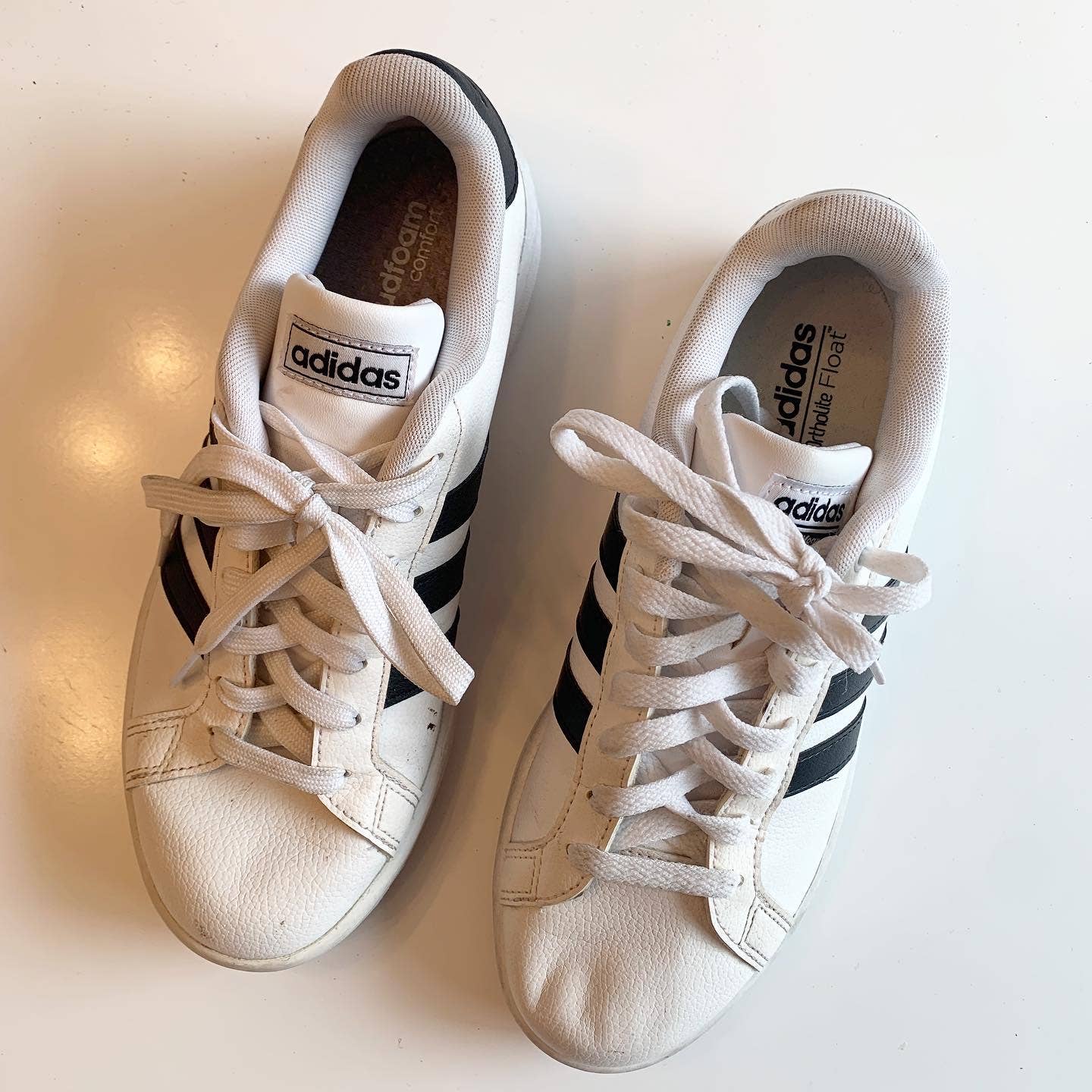 Adidas Grand Court Black White Cloudfoam Sneaker