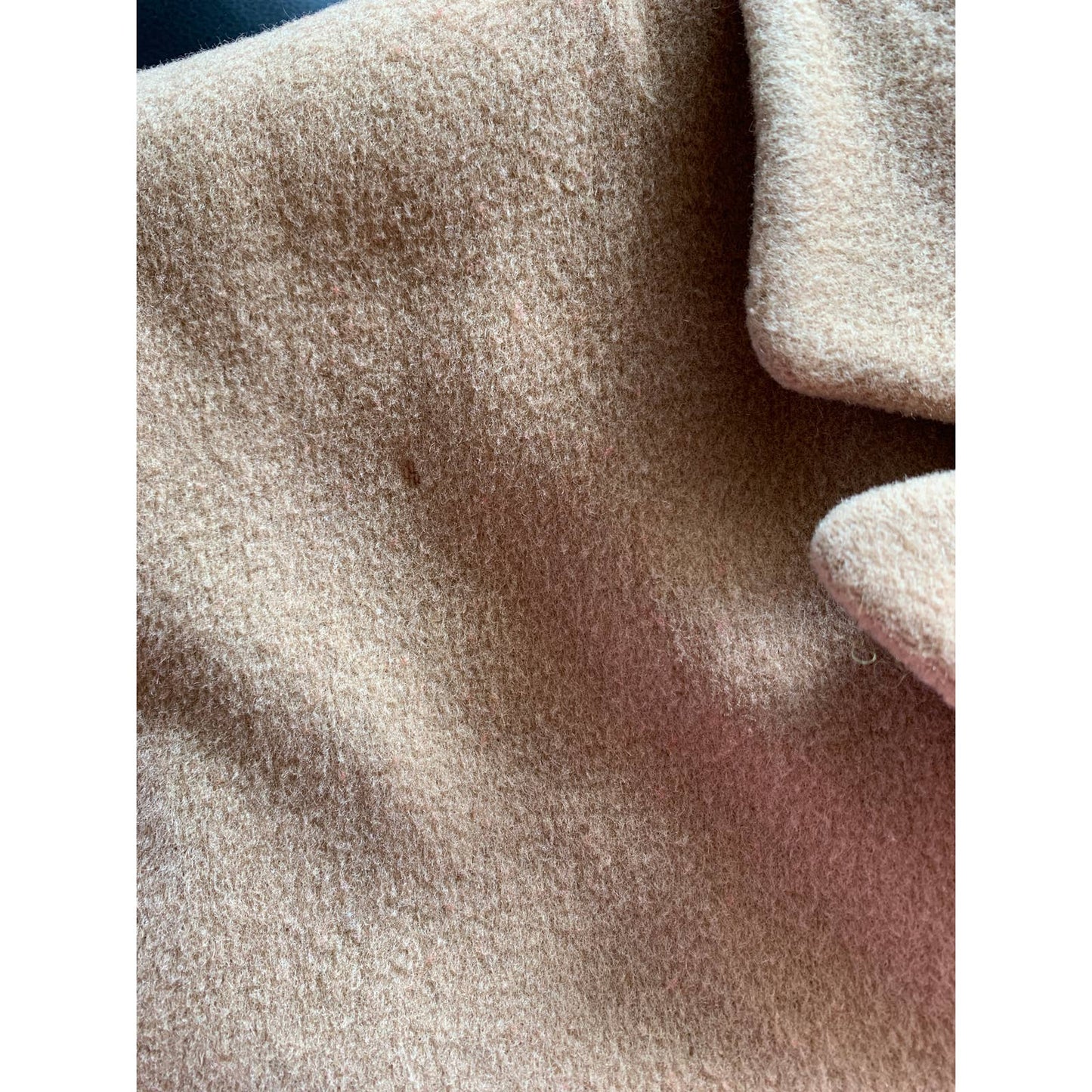 Vintage Preston & York Tan Camel Wool Overcoat