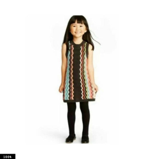 Kids Missoni for Target Chevron Sweater Vest Dress Brown Yellow