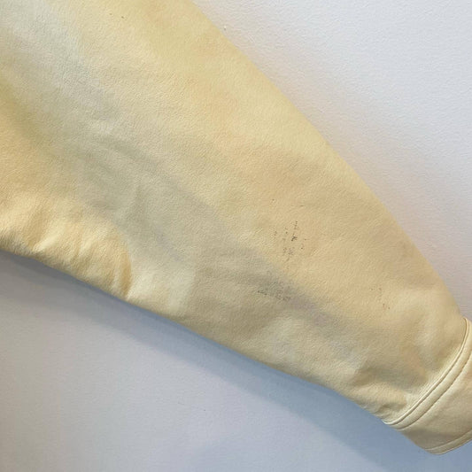 Vintage Misty Harbor Cream Faux Leather Jacket Shacket