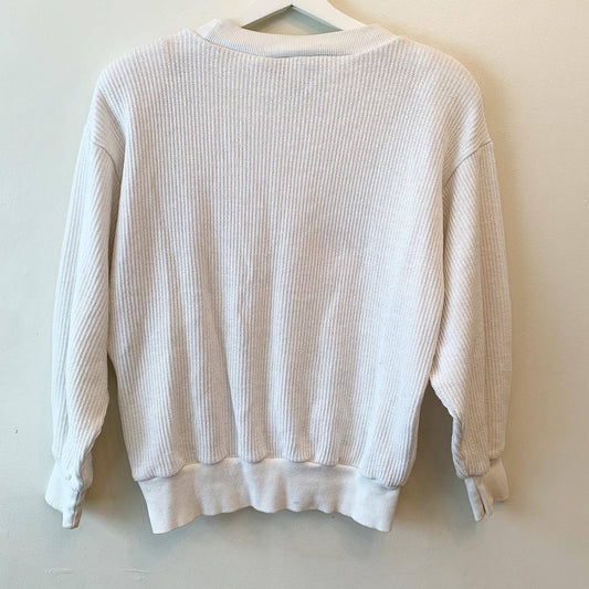 Vintage Novelty Stephanie House Print Knit Sweater